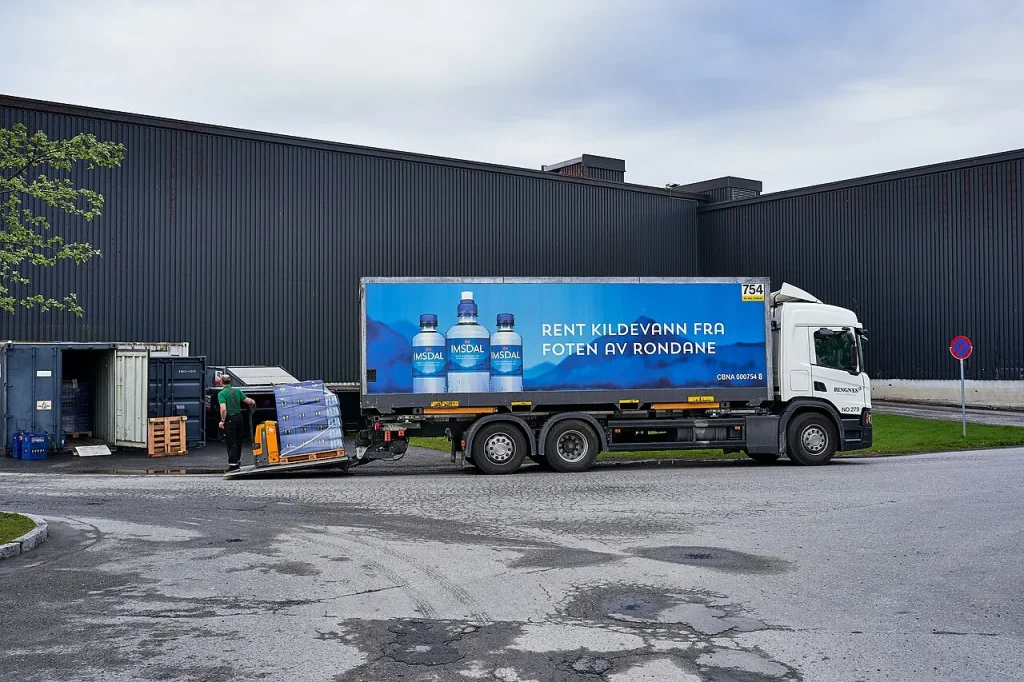 Travellers, Tap Water and the Bottled Water Habit That Will Not Quit A truck loaded with bottled water for delivery